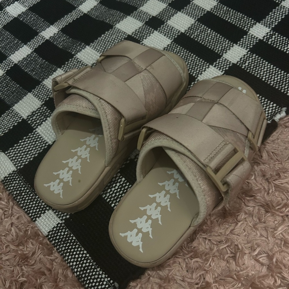 Kappa Tan Sandals Minimalist Design